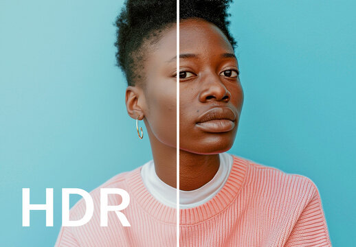 HDR Photo Effect Mockup