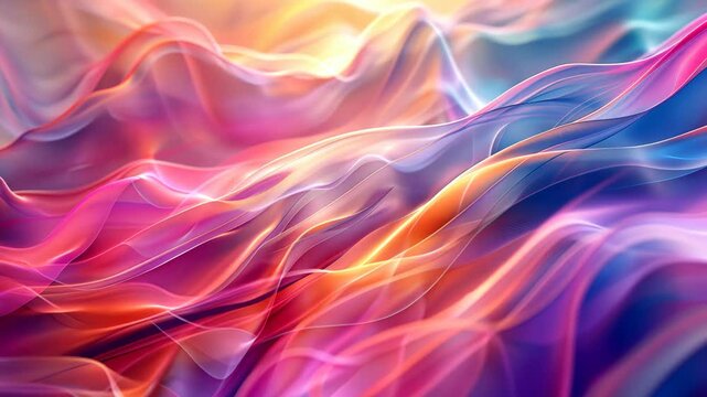 Colorful abstract wave patterns. Digital art wallpaper. Modern art and design concept. Design for 8k wallpaper, poster, header.