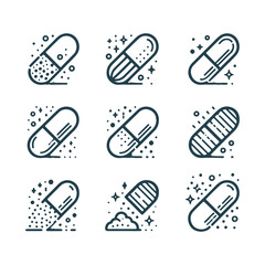 Medicine Icons Set Vector Design. Medical Icons Set Vector Design Illustration