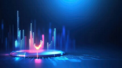 Liquidity ratio chart with blank data points, ideal for custom text, financial template, liquidity focus