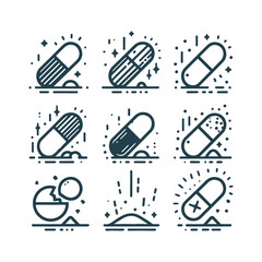 Medicine Icons Set Vector Design. Medical Icons Set Vector Design Illustration