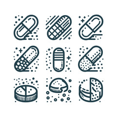 Medicine Icons Set Vector Design. Medical Icons Set Vector Design Illustration
