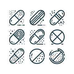 Medicine Icons Set Vector Design. Medical Icons Set Vector Design Illustration