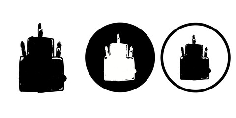 Happy birthday vectors icon set