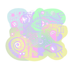 Acid clouds, Gradients with the head