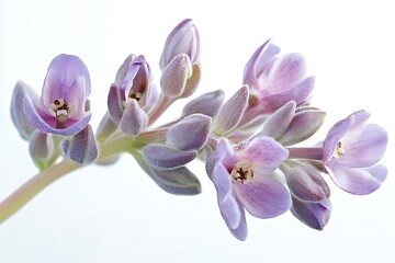 Obraz premium Calotropis isolated on a white background, close up