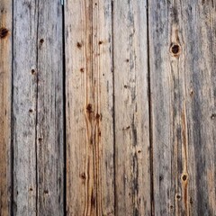 Fototapeta premium A detailed photo of an aged wooden wall, emphasizing realistic textures such as cracks, faded paint, and natural wood grain variations.