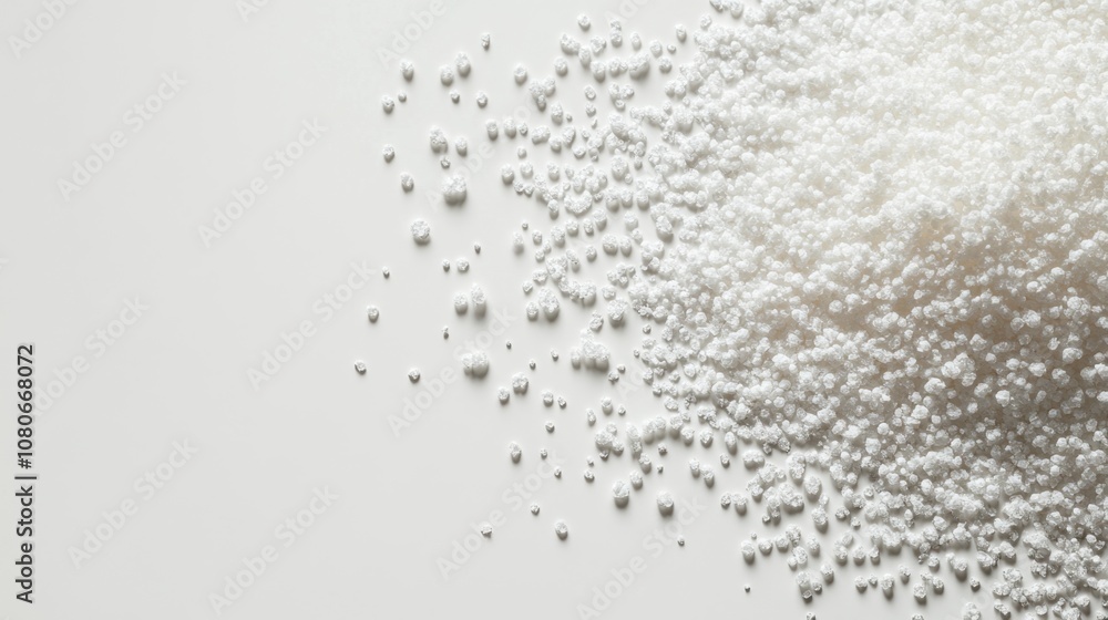 Poster clean white backdrop with faint texture and realistic lighting for product photography or text overl