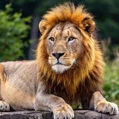 A macro photo of a lion lying on its back, paws in the air, deep focus on its playful expression...