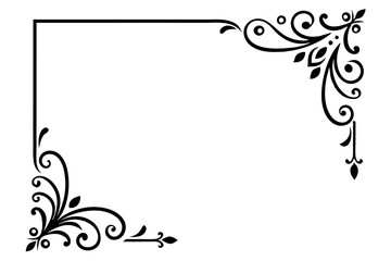 Ornamental page decoration vector illustration.