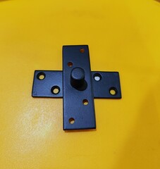 A high-quality stainless steel pivot hinge with ball bearings, designed for smooth and effortless door movement