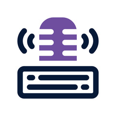 broadcast icon. vector dual tone icon for your website, mobile, presentation, and logo design.