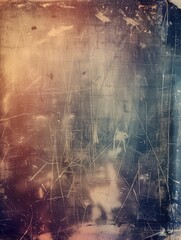 Vintage textured abstract background with scratches and fading colors