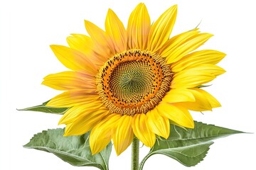 Bright yellow sunflowers in different stages of bloom. Generative Ai