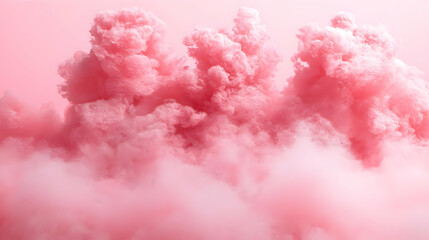 Fototapeta premium Pink Cloud Abstract Background Illustration