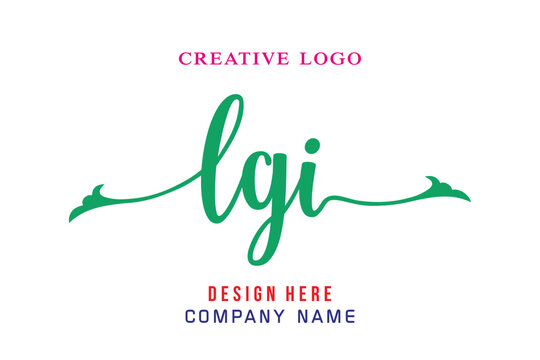 LGI  lettering logo is simple, easy to understand and authoritative