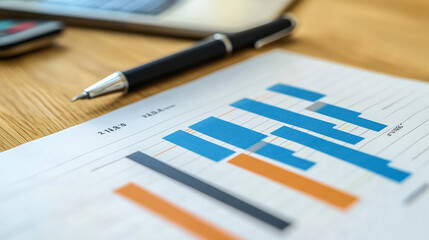The upward trend in the graph reflects the success of the business plan and effective team management.
