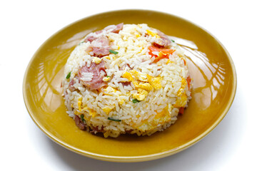 Thai fried rice with sour pork