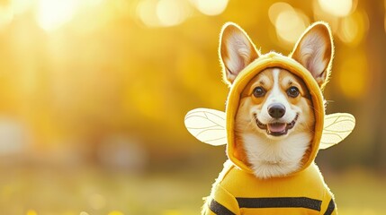 Happy bee dog!