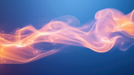 Fototapeta premium The Flowing Light Wave