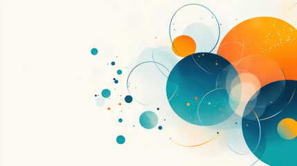 A vibrant abstract design featuring colorful circles and soft gradients, perfect for modern backgrounds or artistic projects.