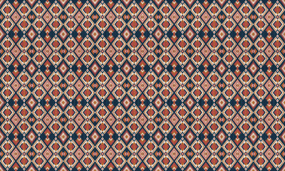 American tribal ethnic native pattern.Traditional Navajo,Aztec,Apache,Southwest and Mexican style fabric pattern.Abstract vector motifs pattern.For fabric,clothing,blanket,carpet,woven,wrap,decoration