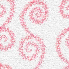pink and white abstract seamless pattern background fabric fashion design print wrapping paper digital illustration art texture textile wallpaper colorful apparel image 