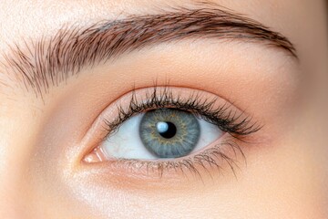 Obraz premium Electricity-producing wind turbines in Skanderborg, Denmark