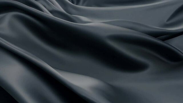 wind capturing tenderness airiness soft flowing motion ideal elegant backgrounds 4K ribbon streamer texture silk clothes textile dark drapery flag silky clothing light crease curtain softness luxury