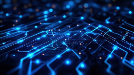 Abstract Futuristic Technology Background