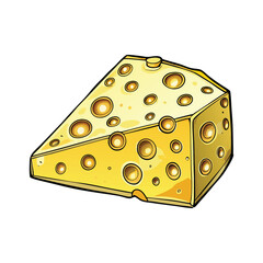 Cheese slices Vector Design Illustration