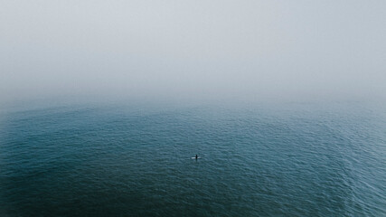 Fototapeta premium Aerial view of an ocean