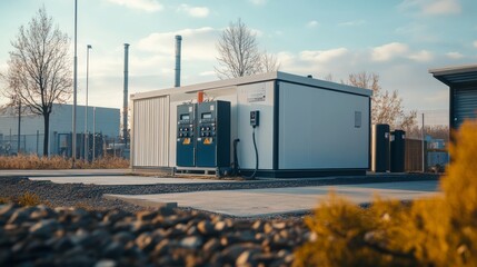 Renewable microgrid utilizing hydrogen fuel cells, emphasizing decentralized and resilient energy solutions