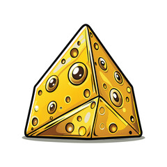 Cheese slices Vector Design Illustration