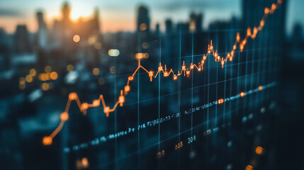 Graphic finance concept