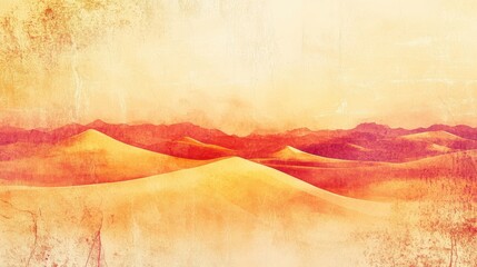 Orange sand dunes fading into weathered textures for wallpaper