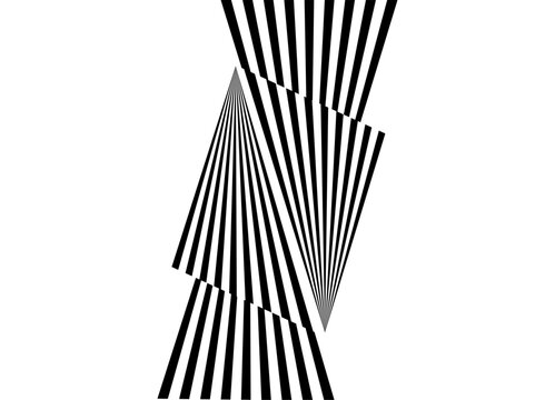 recommend clip art: Abstract vertical pattern of black broken lines on white background in retro style. Abstract fragments. Striped vector background. Design element. Broken triangles. For covers, postcards, advertisemen