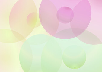 beautiful multi-colored abstract background with overlapping circle pattern