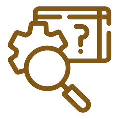 Research Process Icon Design