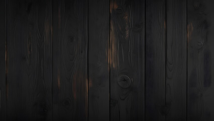 Obraz premium Black wood texture