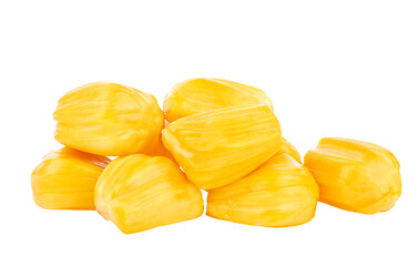 ripe jackfruit , peeled fruit on transparent png