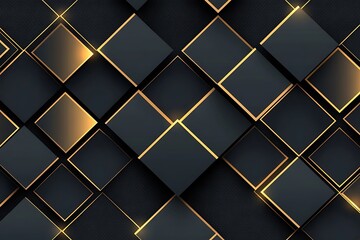 Abstract elegant gold glowing line with lighting effect sparkle on black background. Template premium award design