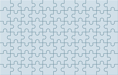 Puzzle pieces background. Jigsaw puzzle background with pieces. Flat style