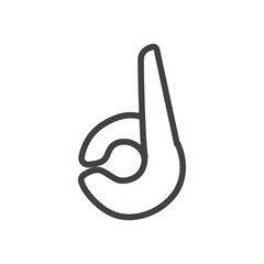 Obraz premium First icon Logo symbol outline set