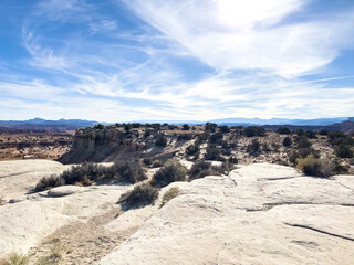 Expansive Desert Landscape at San Bench View Area