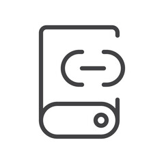 Slave icon Logo symbol outline set