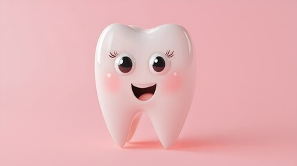 Dental Day Postcard. Oral Health Concept.  Toothache  illustration. 