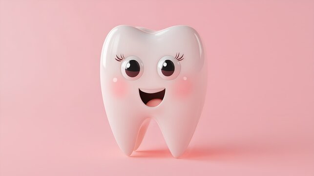 Dental Day Postcard. Oral Health Concept. Toothache illustration.