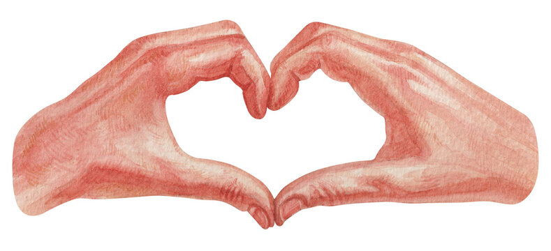 watercolor hand