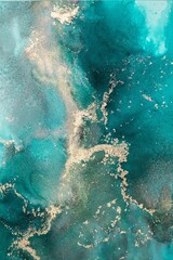 Original artwork photo of marble ink abstract art. High resolution photograph from exemplary original painting. Abstract painting was painted on HQ paper texture to create smooth marbling pattern.